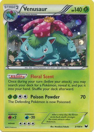 Dark Explorers Galaxy Holo Venusaur #3/108